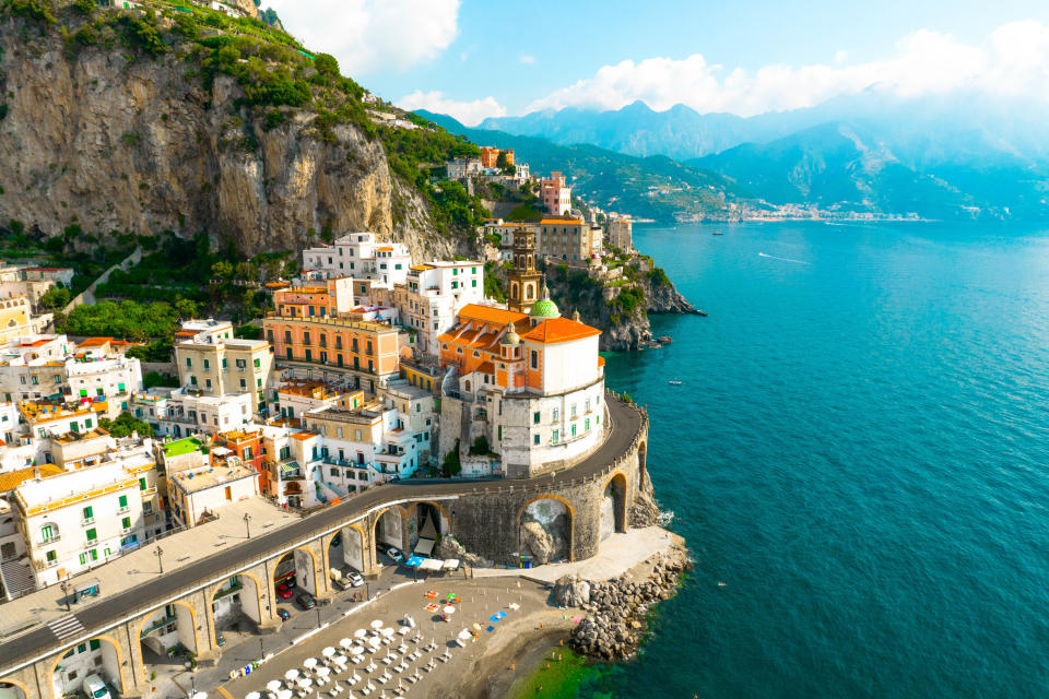 Aerial view of Italy