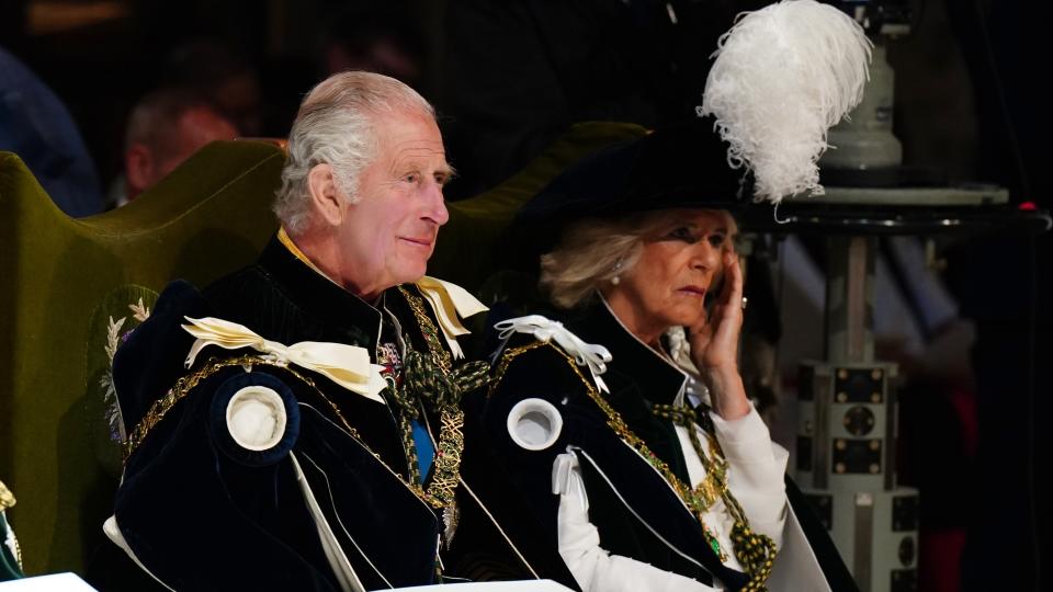 King Charles's 'impatient' gesture to Camilla at Scottish Coronation