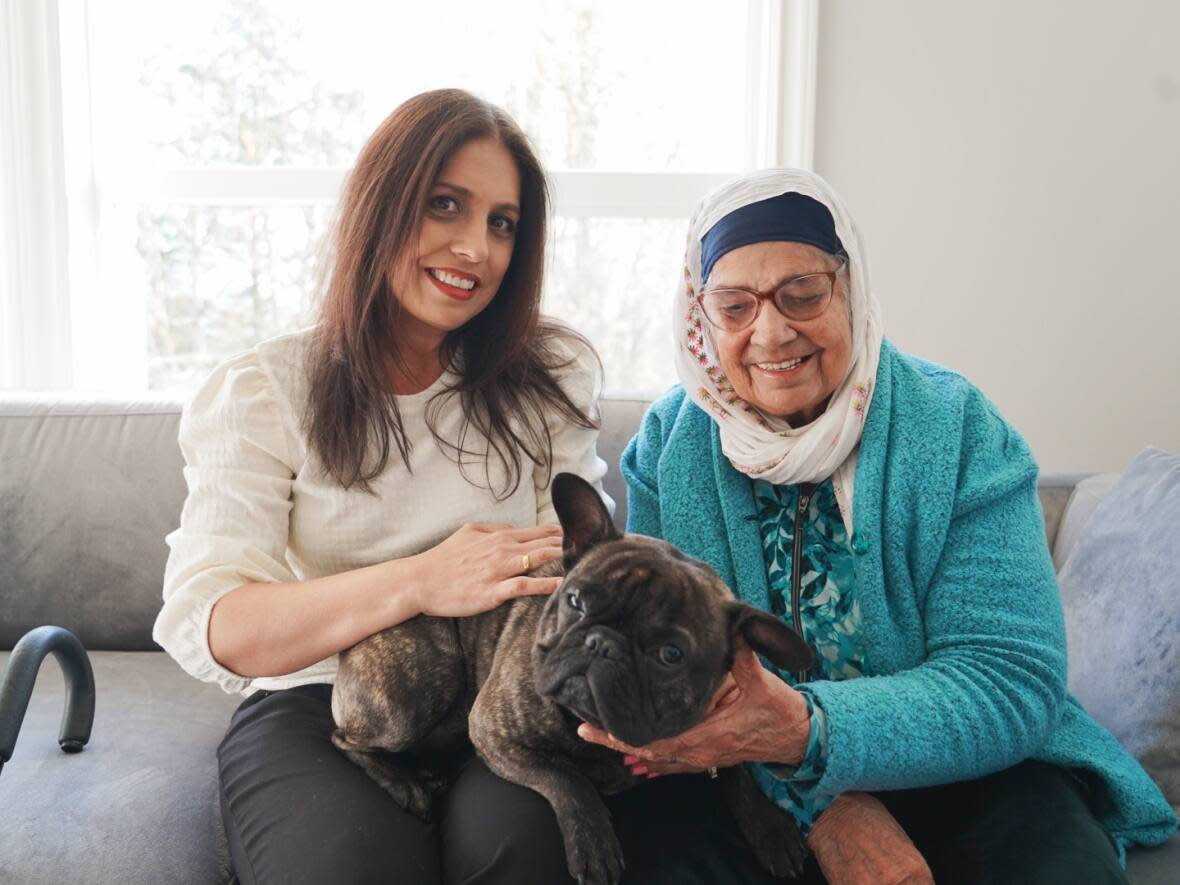 Bal Mangat says sending Amar Johal to the seniors day program in Abbotsford has provided her mother with greater independence.  (Baneet Braich/CBC News - image credit)