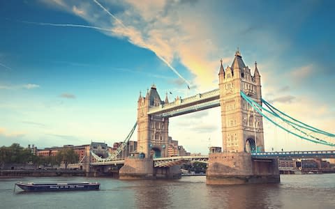 London's iconic Tower Bridge has a Chinese imposter - Credit: AP/FOTOLIA