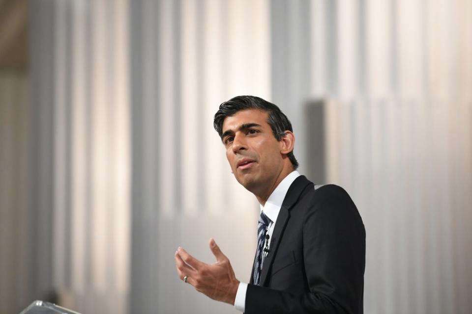 Chancellor Rishi Sunak said the Treasury acted ‘entirely appropriately in relation to Greensill’ (Stefan Rousseau/PA) (PA Wire)