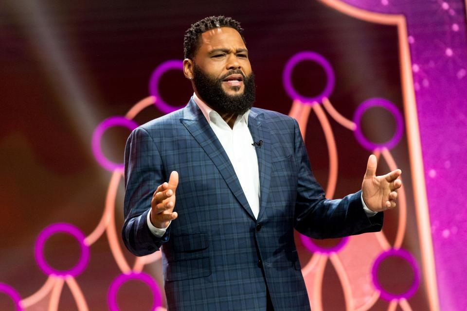 Anthony Anderson during the Make-Up Artists & Hair Stylists Guild Awards, April 3, 2021.