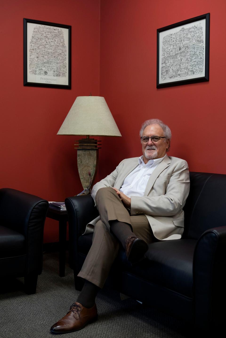 Fairfield County Board of Developmental Disabilities Superintendent John Pekar in his office at the Fairfield County Board of Developmental Disabilities office on Dec. 14, 2022 in Lancaster, Ohio.