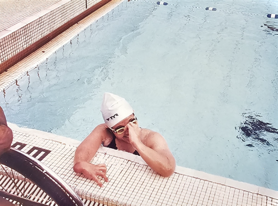 Judy Wee during her swimming days. PHOTO: Judy Wee