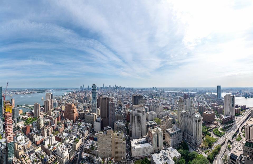 Views from the Woolworth Building's new luxury Pinnacle penthouse 