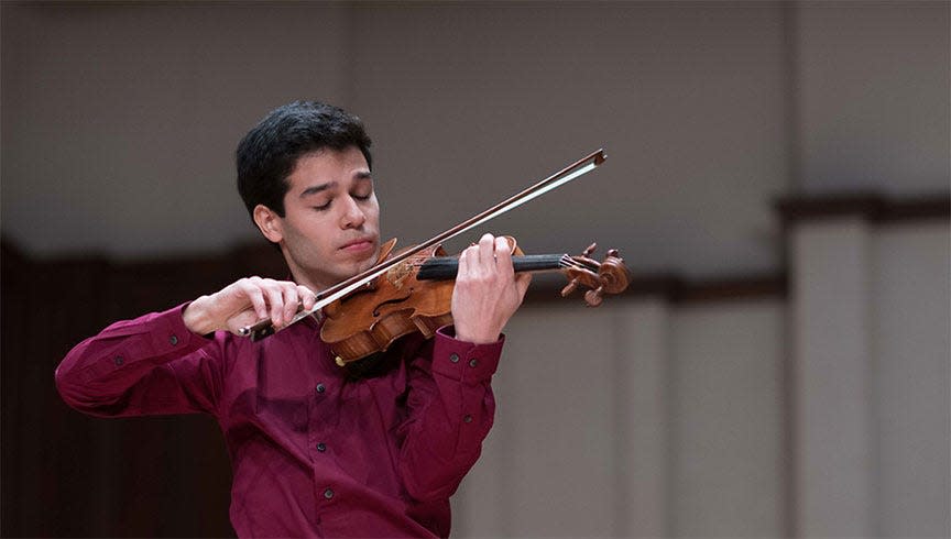 Violinist Rubén Rengel is scheduled to perform alongside the Savannah Philharmonic for their On the Road Series.