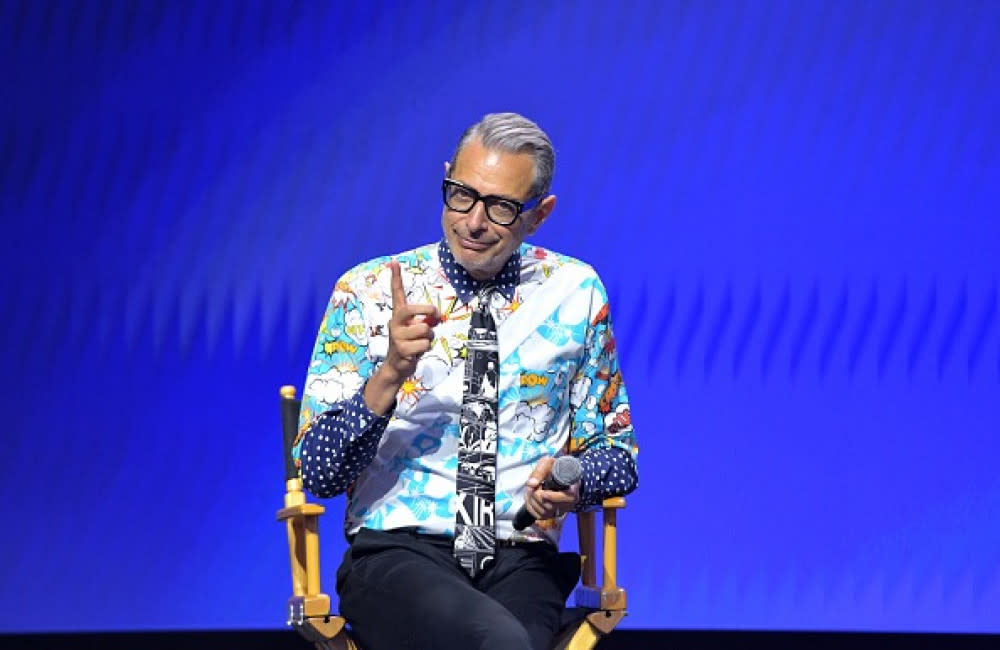 Jeff Goldblum loved closing the Prada show at Milan Fashion Week credit:Bang Showbiz