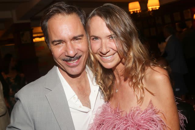 <p>Bruce Glikas/WireImage</p> Eric McCormack and Janet Holden McCormack at the opening night after party for 