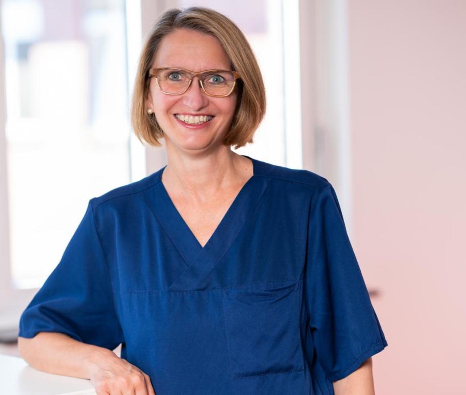 Dr. Birgit Terjung ist Chefärztin für Innere Medizin/Gastroenterologie und Mediensprecherin der Deutschen Gesellschaft für Gastroenterologie, Verdauungs- und Stoffwechselkrankheiten e.V. (DGVS). (Foto: David van Düren, funsolutions marketing & medien GmbH)