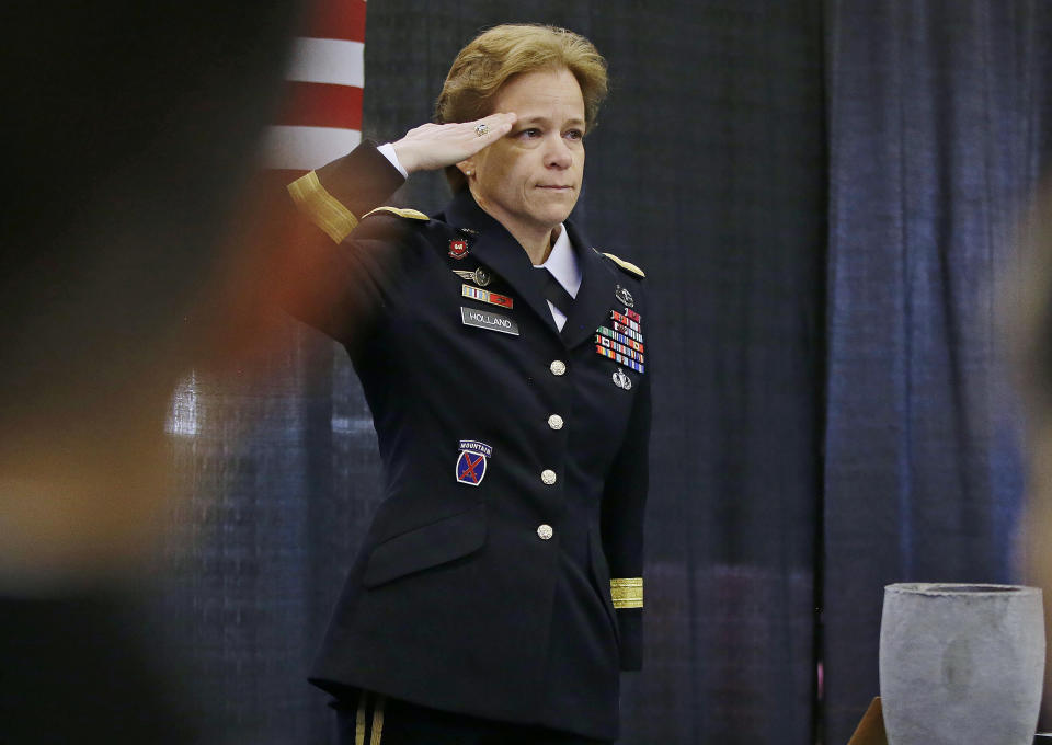 General Diana Holland. (Stephan Savoia / AP)