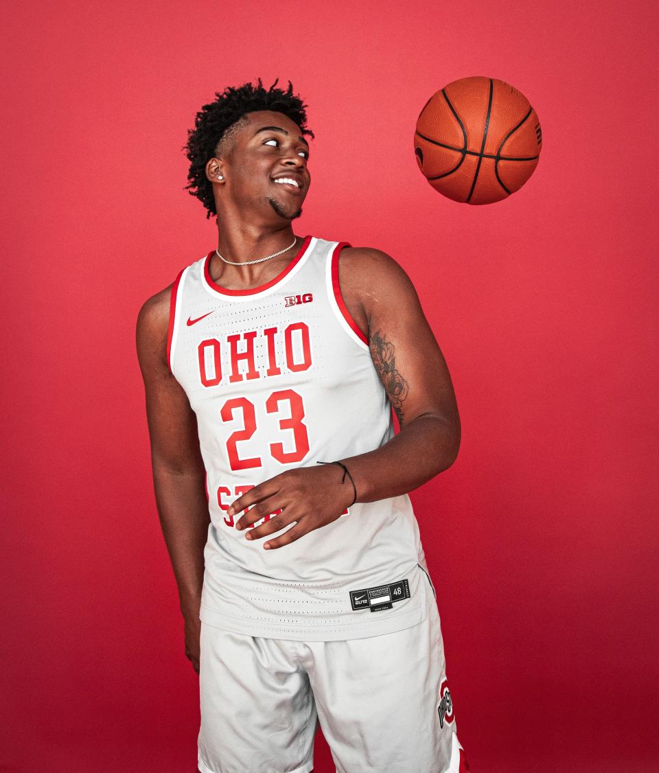 Brice Sensabaugh, a forward from Orlando Lake Highland Prep, paid the Ohio State Buckeyes an official visit the weekend of Sept. 17.