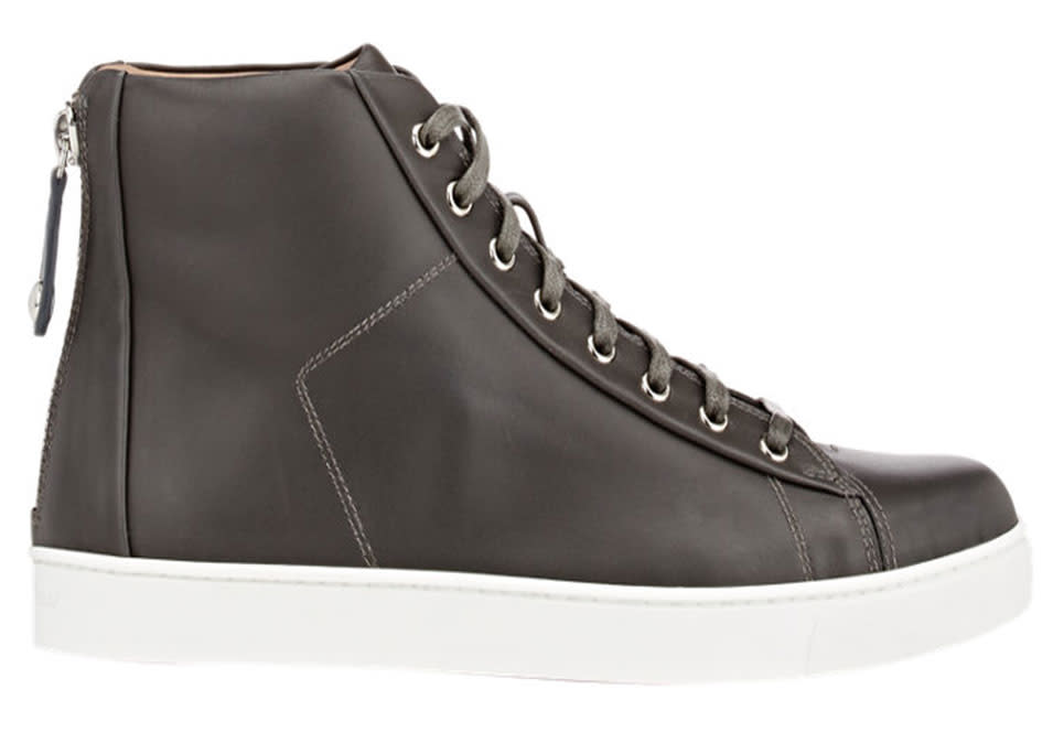 Gianvito Rossi Back Zip High-Top Sneakers