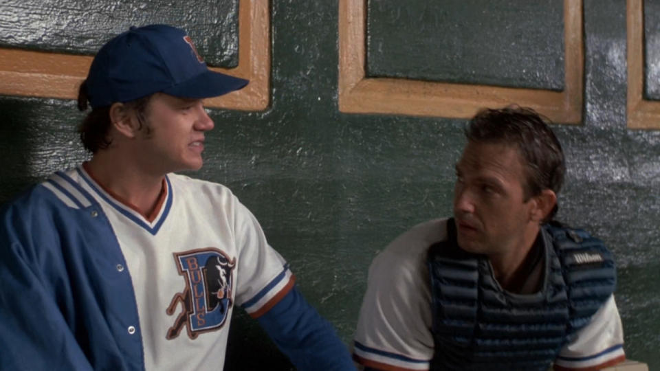 <p> <em>Bull Durham</em>, one of the best baseball movies of all time, sees Tim Robbins play Ebby “Nuke” LaLoosh, a hot-shot young pitcher with a “million-dollar arm, but a five-cent head.” And the six-foot-five-inch Robbins very much looked and acted like a talented yet undisciplined ball player. </p>