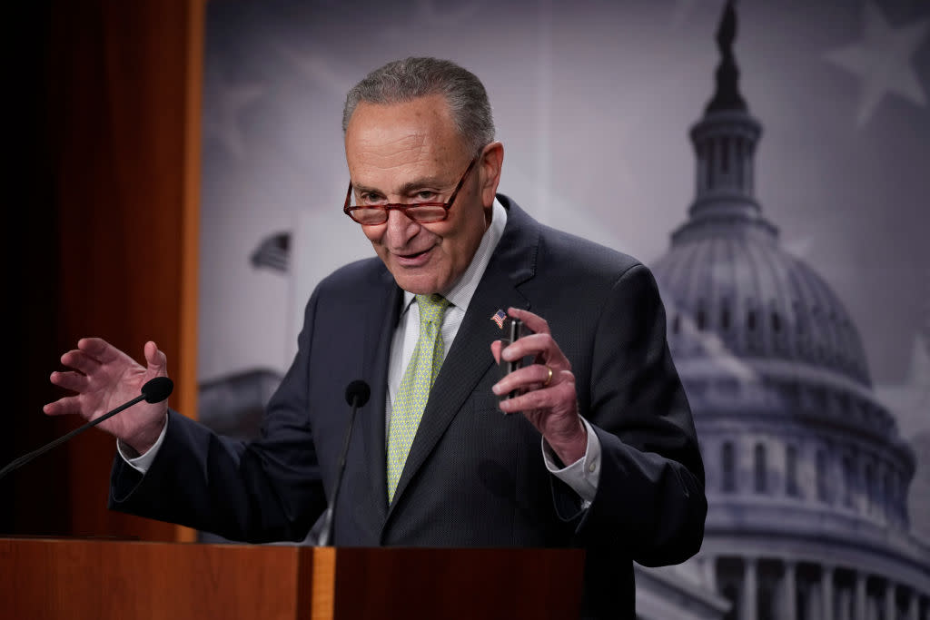 Senator Schumer Speaks On The CHIPS and Science Legislation And The Inflation Reduction Act Of 2022