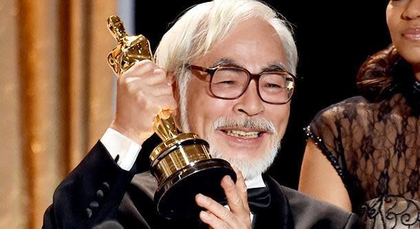 動畫界大師宮崎駿曾獲奧斯卡終身成就獎肯定。（翻攝自movie Like網站）