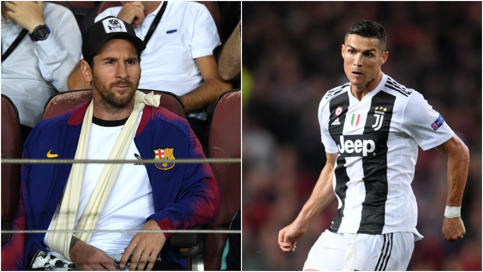 Lionel Messi’s injury and Cristiano Ronaldo struggles with new club Juventus have given fans a glimpse of a future where they are no longer kings of the world’s most popular sport. (Omnisport)