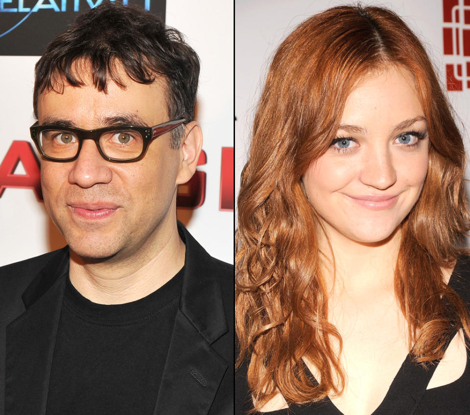 Fred Armisen and Abby Elliott