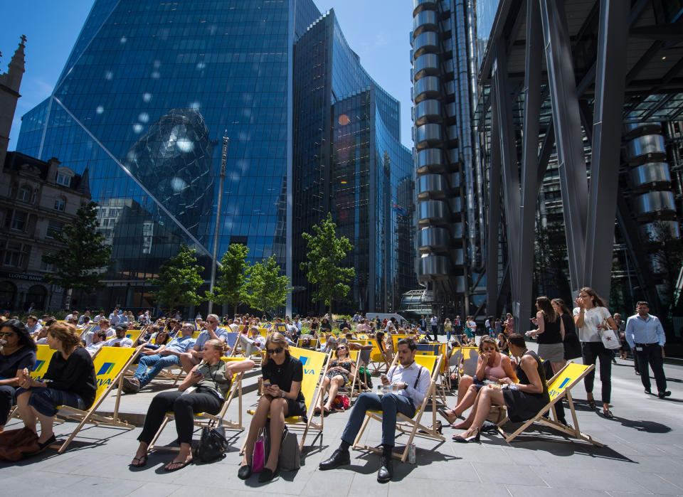 Britain basks in record-breaking heatwave