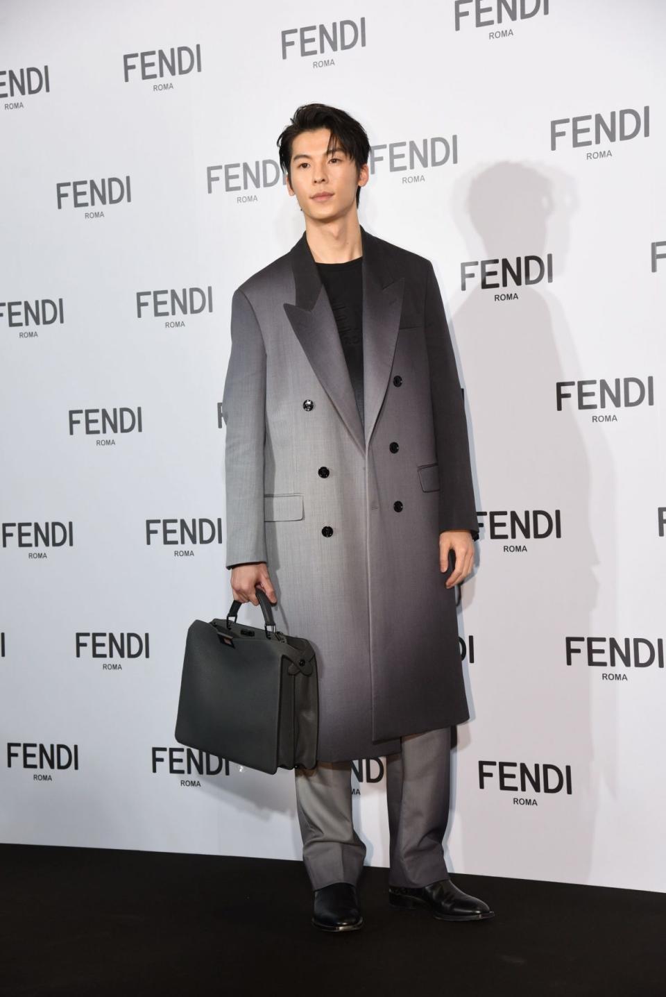 TAIWAN, CHINA - MARCH 05: (CHINA MAINLAND OUT)Hsu Greg Han attends the opening ceremony of FENDI store on 05 March 2021 in Taipei,Taiwan,China(Photo by TPG/Getty Images)