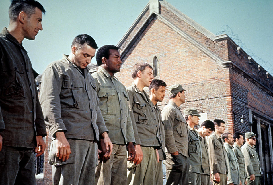 Jim Brown And Donald Sutherland In 'The Dirty Dozen'