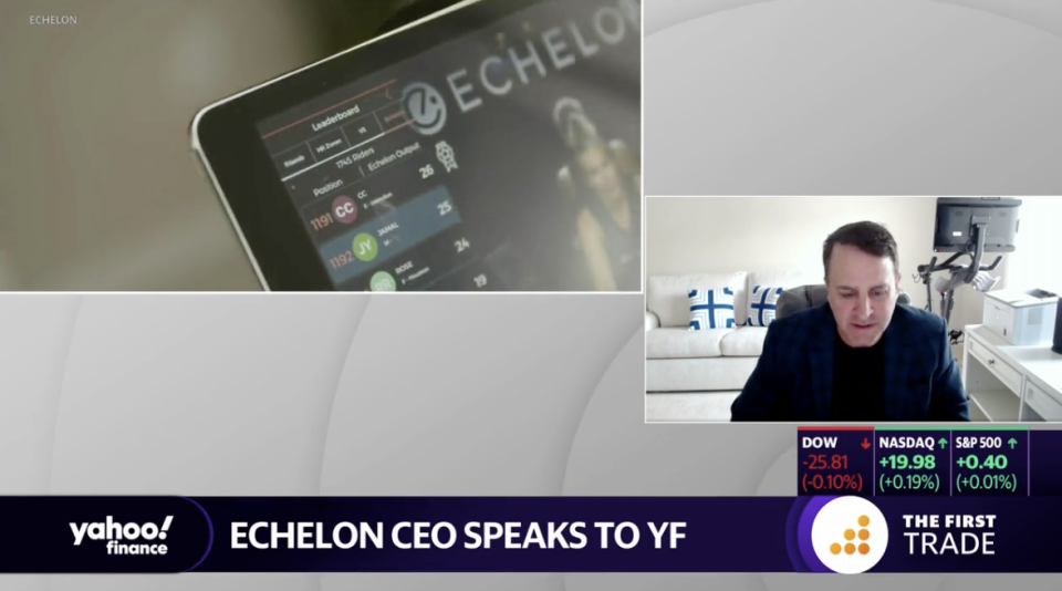 Echelon CEO Lou Lentine talked to Yahoo Finance about its "Prime" bike dispute with Amazon.