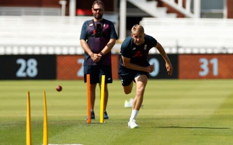  England's Olly Stone during nets  - Credit: reuters