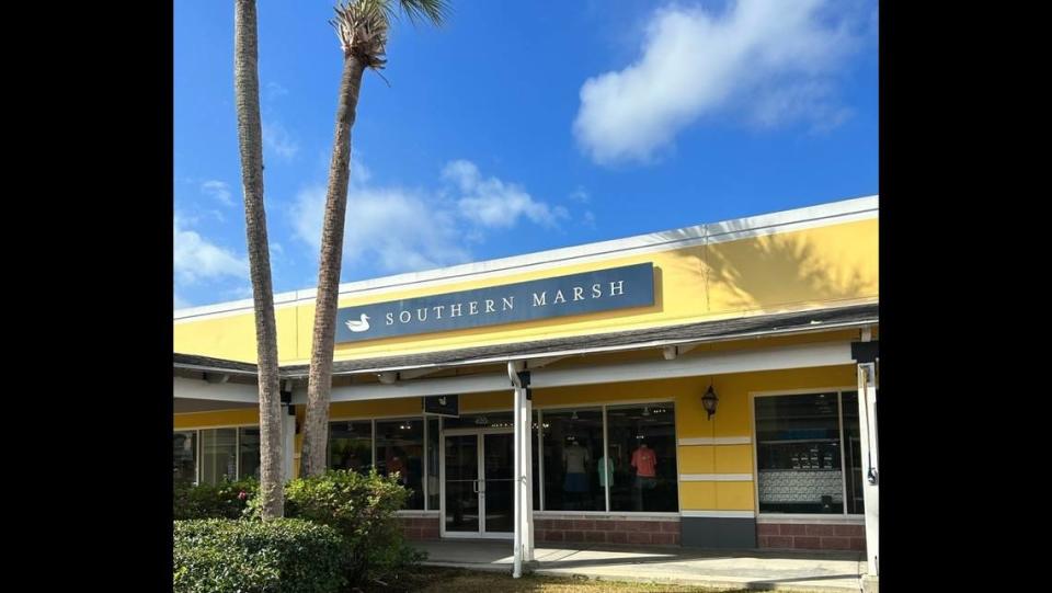 Southern Marsh is one of two stores recently opened at Gulfport Factory Outlets. An Adidas Clearance Store is right next door.