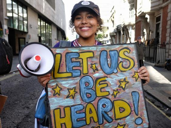 Up to a million people took to the streets of London on Saturday to demand a Final Say (Angela Christofilou/The Independent)