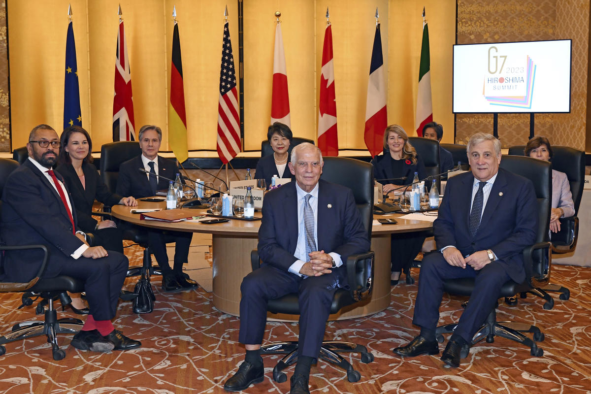 Blinken and Senior Diplomats Unite with G7 on Israel-Hamas Conflict and Global Crises