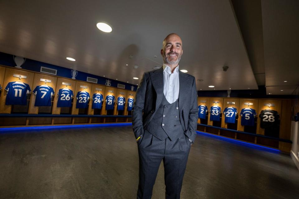 New era: Enzo Maresca replaced Mauricio Pochettino as Chelsea manager (Chelsea FC via Getty Images)