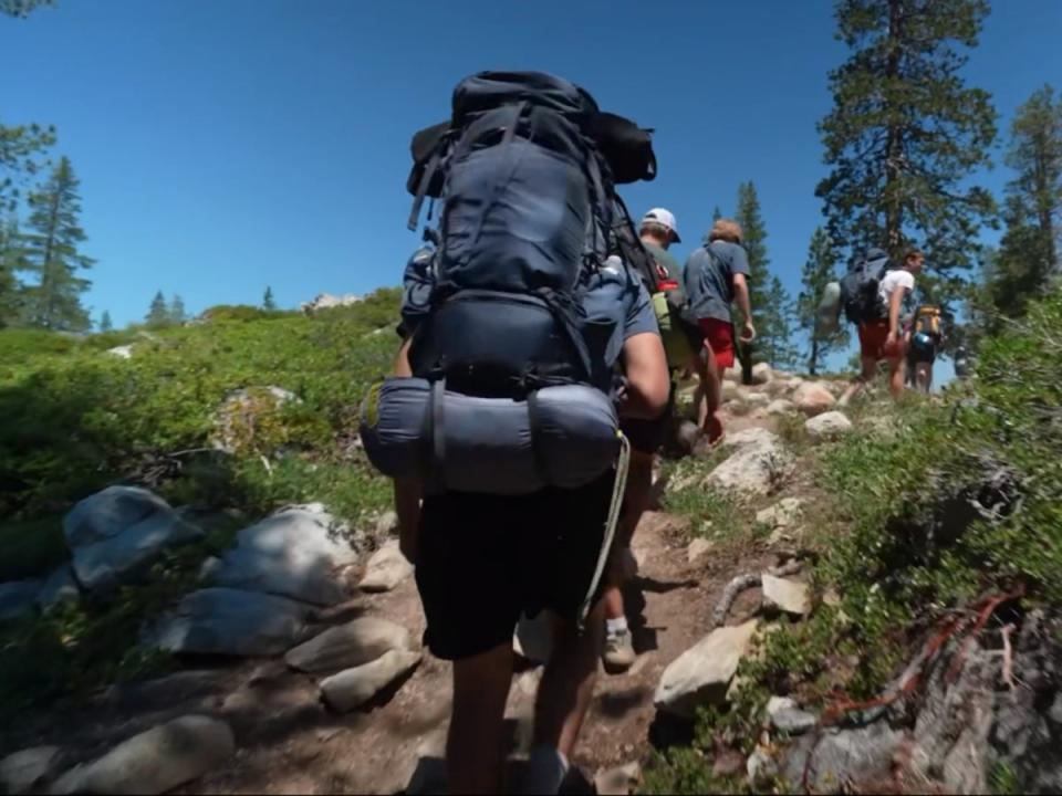 The hikers were rescued unharmed and in good spirits (Placer County Sherriff’s Office)