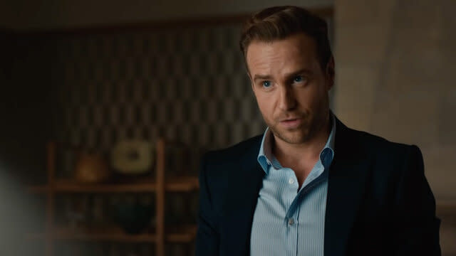 Rafe Spall as Eli Mills in Jurassic World: Fallen Kingdom (2018)