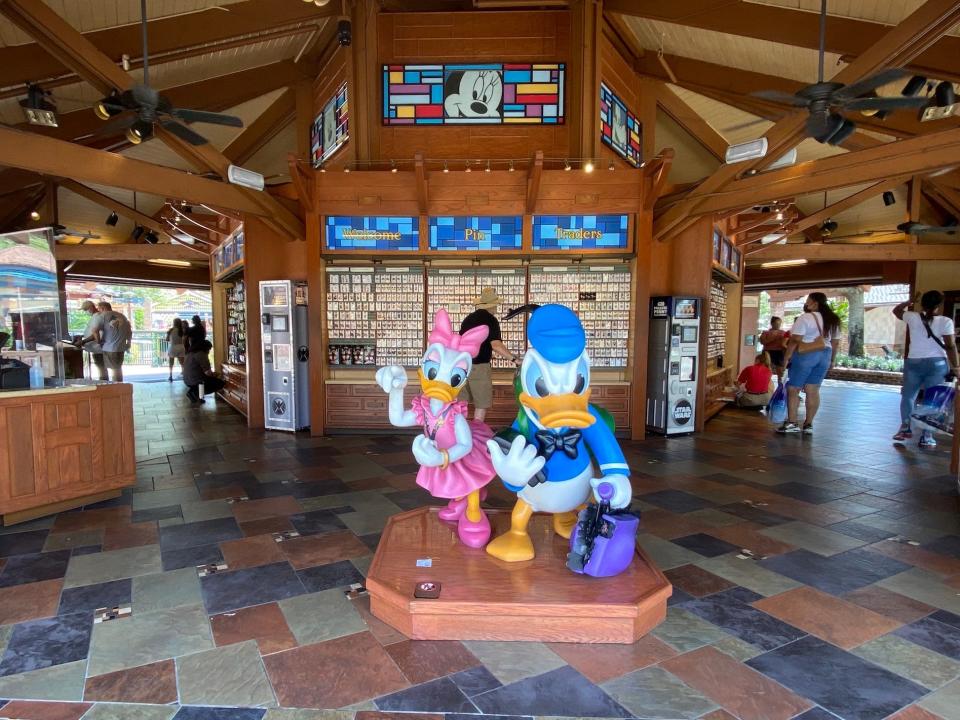 The Disney Pin Traders spot at Disney Springs.