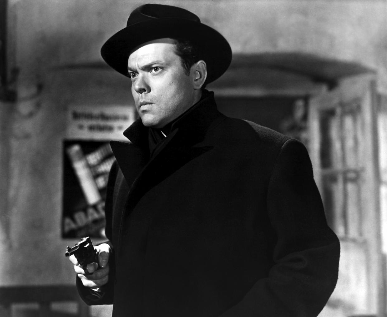 Orson Welles in a scene from the British Lion Films The Third Man in 1949. (Donaldson Collection/Michael Ochs Archives/Getty Images)