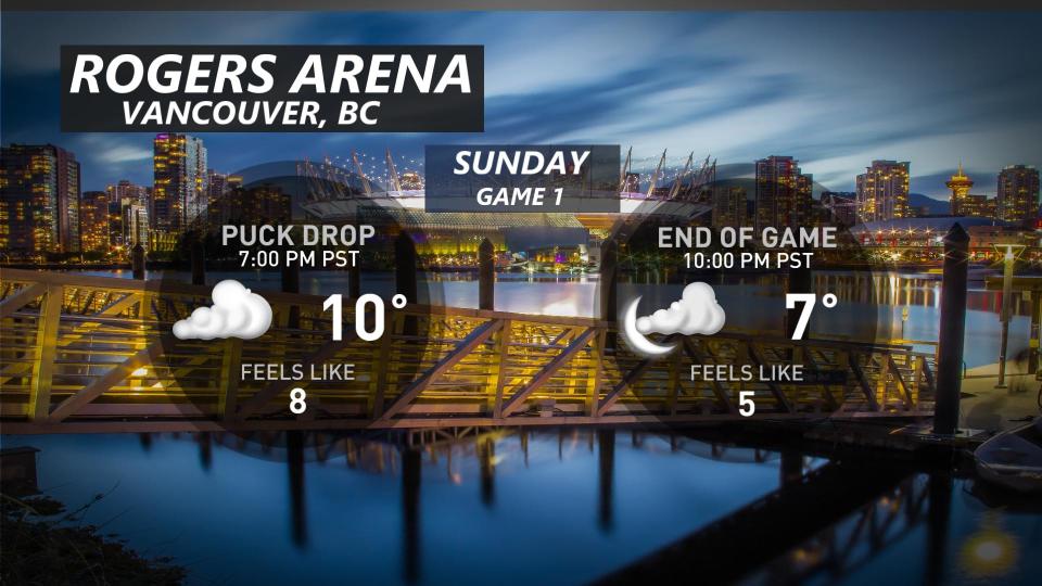 Vancouver Game 1 Sunday