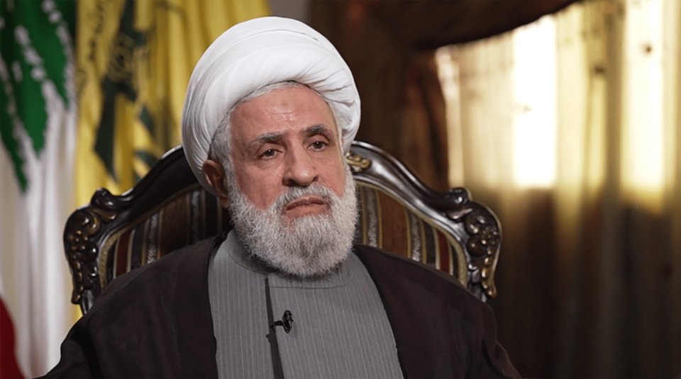 Hezbollah deputy leader Naim Qassem (NBC News)