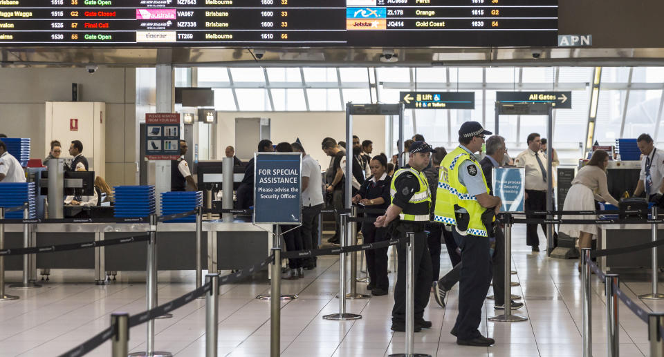 Travellers using International Airports like Sydney will have to ensure their powdered items are permitted or risk losing them at the gate. Source: Getty