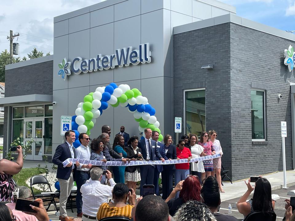 The ribbon cutting ceremony for CenterWell Senior Primary Care was held on August 17, 2023. The event was attended by numerous local officials and community leaders, including Rep. Morgan McGarvey, Louisville mayor, Craig Greenberg, President of the Louisville Urban League, Lyndon Pryor, and CEO of Perception Institute, Sadiqa Reynolds.