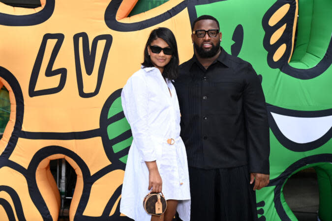 Chanel Iman and Davon Godchaux