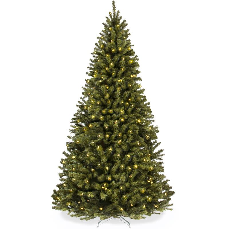 artificial christmas tree best choice products hinged