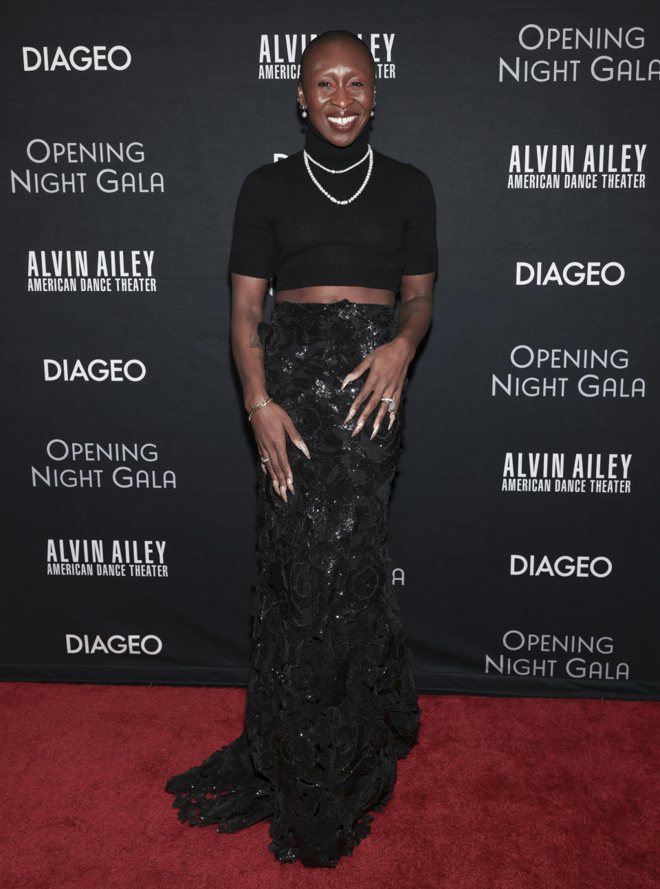 Cynthia Erivo attends the Alvin Ailey American Dance Theater's 65th anniversary season gala on Wednesday, Nov. 29, 2023, in New York. (Photo by CJ Rivera/Invision/AP)