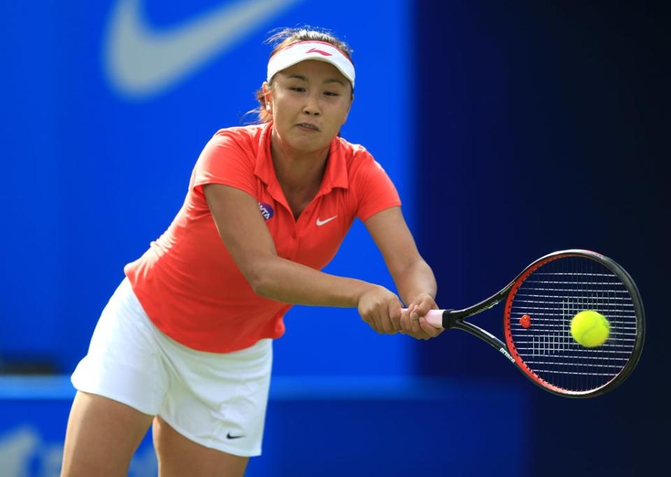 Concern is growing over the welfare of Peng Shuai (Nigel French/PA) (PA Archive)