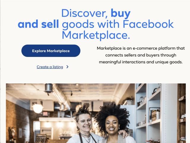 Facebook Marketplace: Buy and sell new or pre-loved unique goods, local and  nationwide