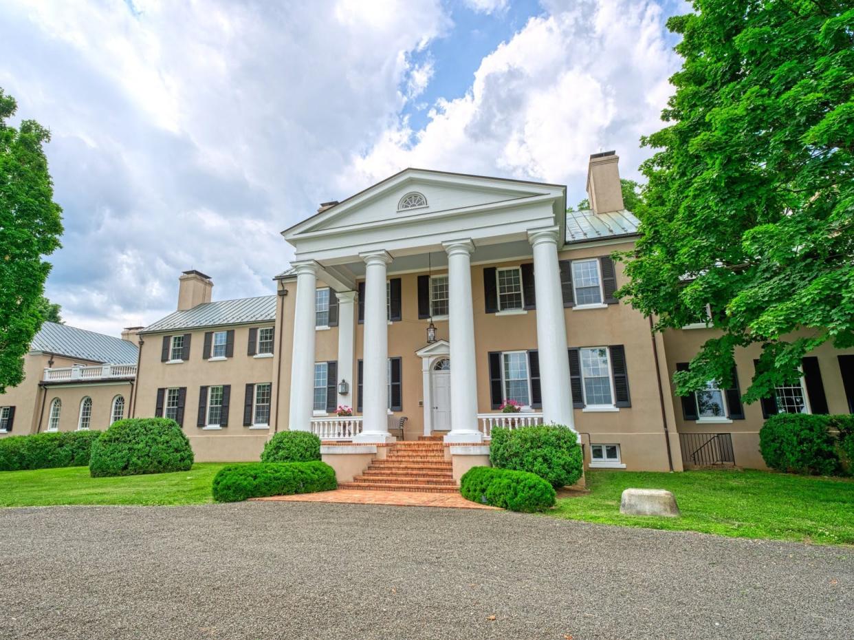 The exterior of the main residence.