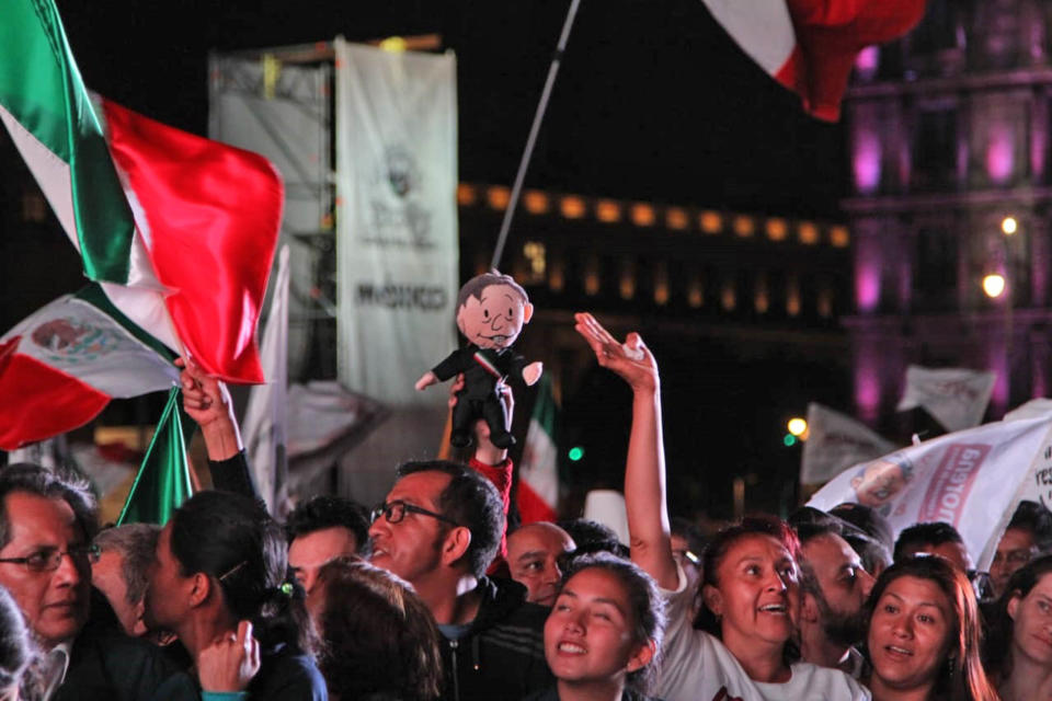 FOTOS | El Mensaje de AMLO en el Zócalo de la CDMX