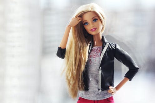 <span class="caption">Barbie is the best-selling toy of all time.</span> <span class="attribution"><a class="link " href="https://www.shutterstock.com/image-photo/beautiful-barbie-white-hair-stylish-doll-1048787018" rel="nofollow noopener" target="_blank" data-ylk="slk:Shutterstock/DinosArt;elm:context_link;itc:0;sec:content-canvas">Shutterstock/DinosArt</a></span>