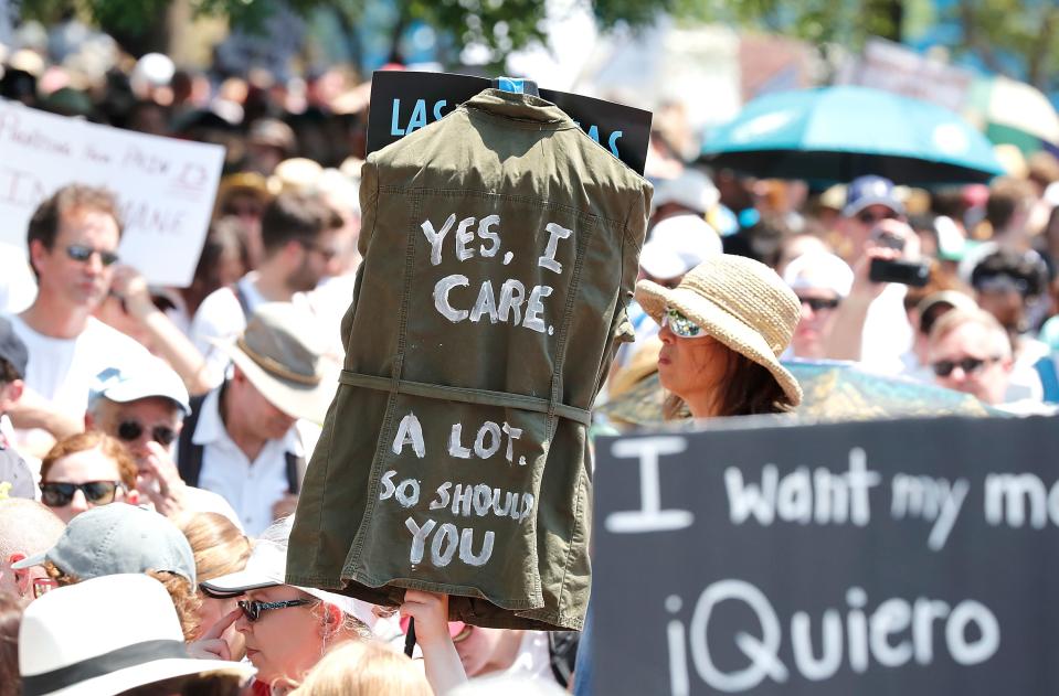 Glamour.com rounded up some of the most powerful signs from the Families Belong Together marches on Saturday.
