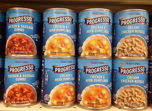  Progresso Traditional, Chicken Rice with Vegetables Canned Soup,  19 oz. (Pack of 12) : Packaged Vegetable Soups : Grocery & Gourmet Food