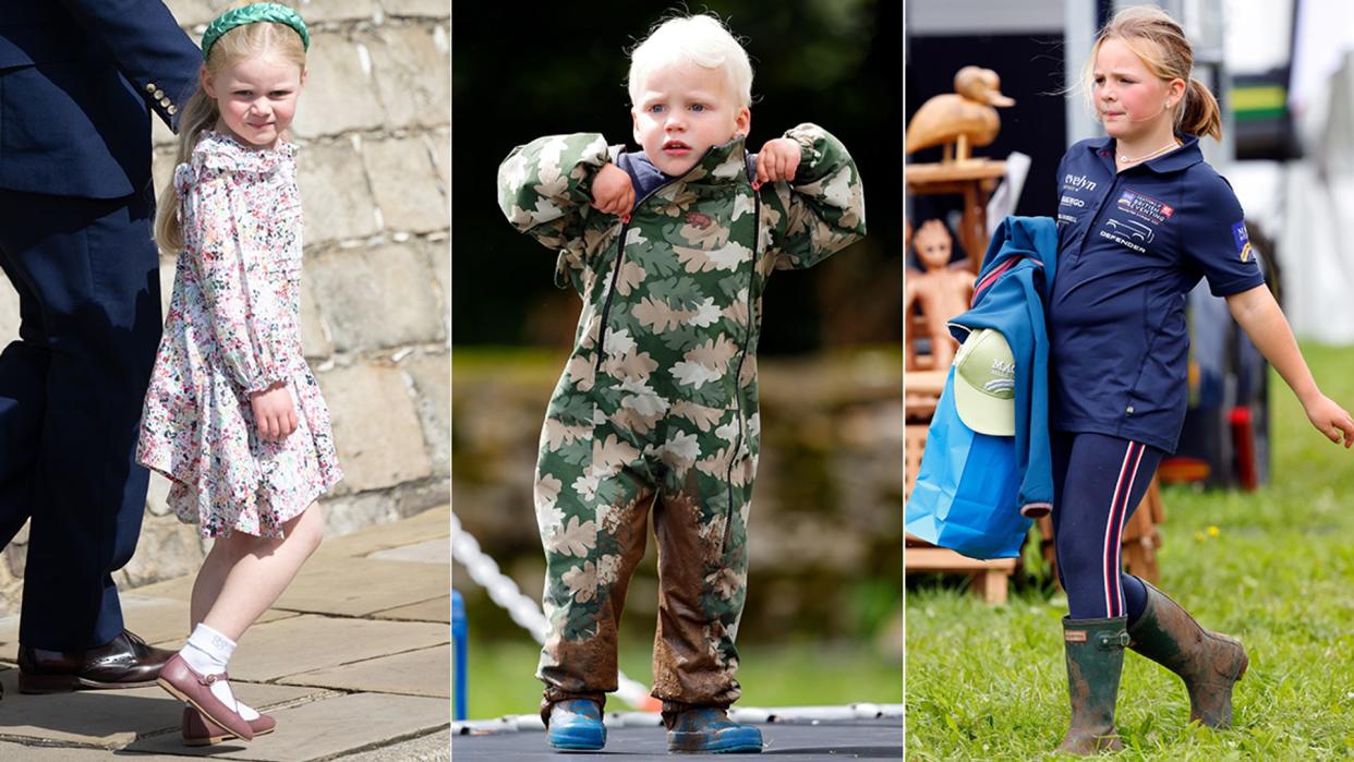 Split image of Lena Tindall, Lucas Tindall and Mia Tindall