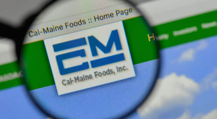 The Cal-Maine Foods logo on the website homepage